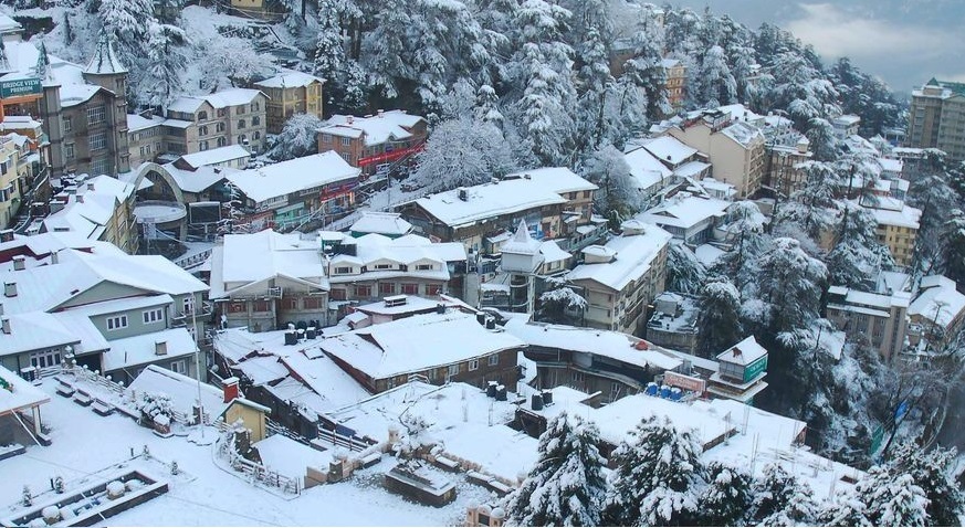 Snowfall in Shimla