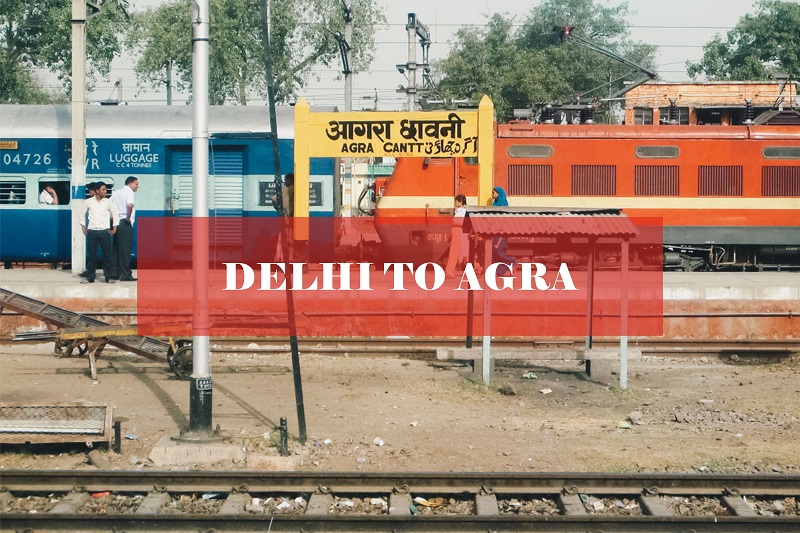 How to reach Agra from Delhi by Train or by Road ?